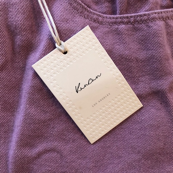 NWT KanCan Purple and Blue Colorblock Mini Skirt - Picture 6 of 8